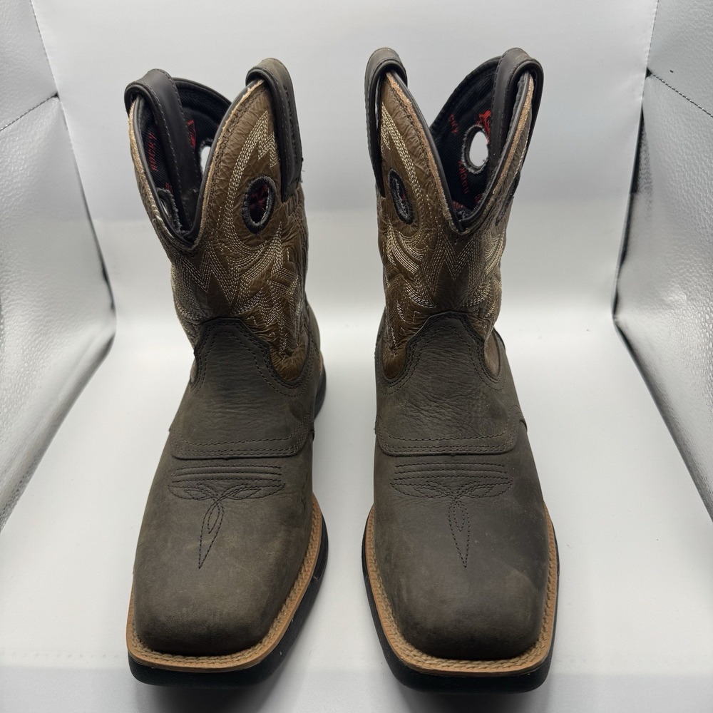 Rocky Women's Western Boots SZ 6.5 Brown Distressedโ Leather *see Photos*